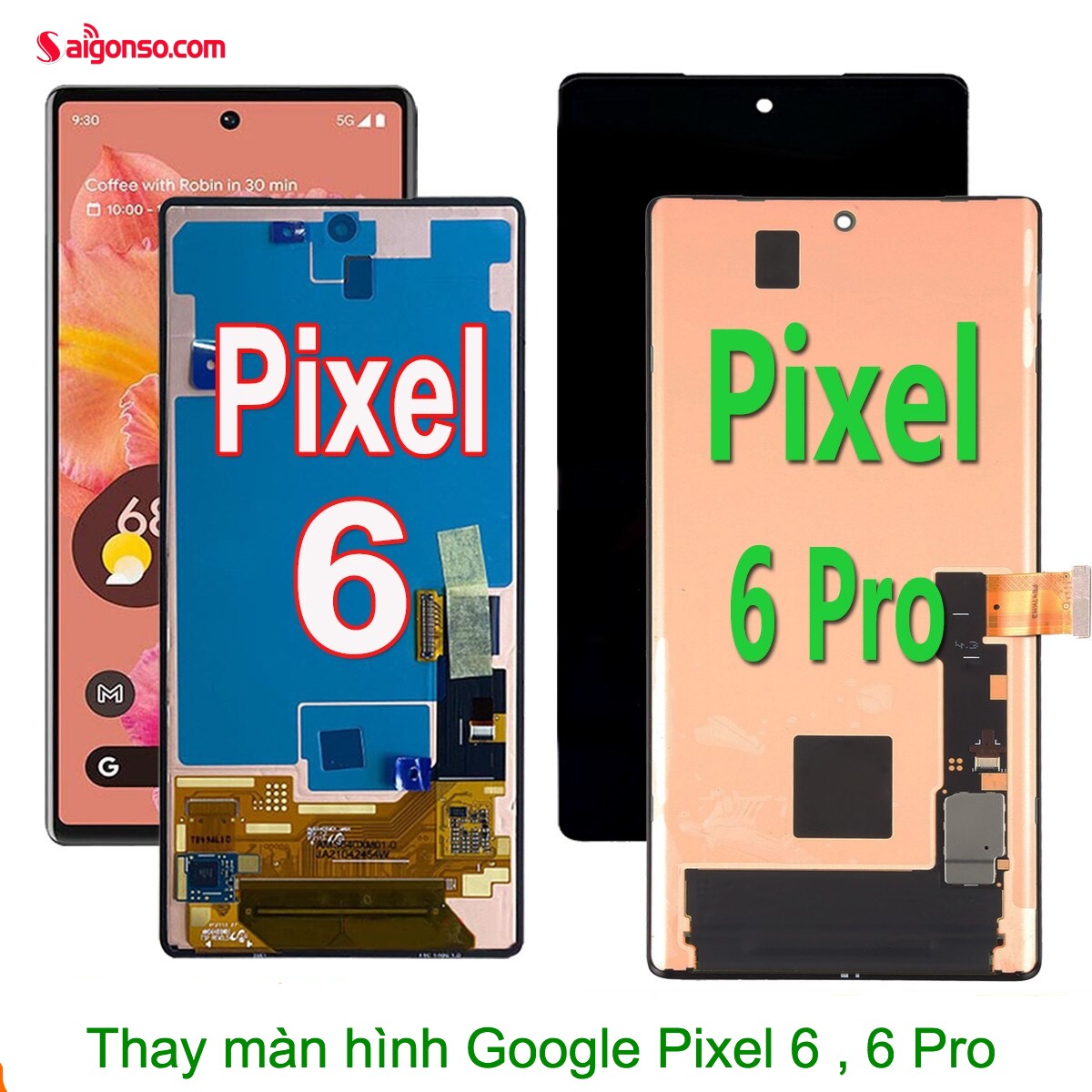 thay màn hình google Pixel 6 , 6 Pro